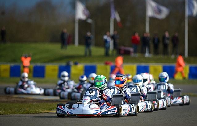 Championnat de France Junior Karting 2018 1 Le Mans qualifications med min